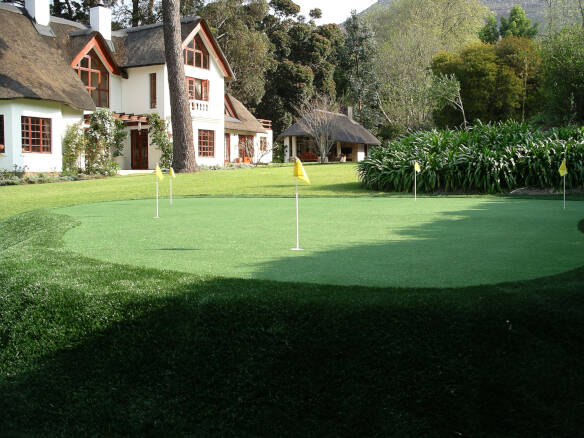 Backyard putting green